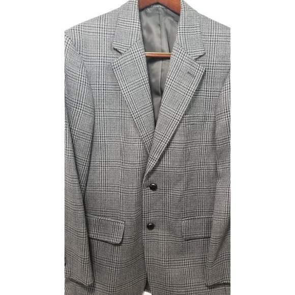Savile Row Men's Lambswool Suit Blazer Size 40R - Picture 1 of 7